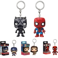 Funko Pop! Keychain Baby Groot Batman SpiderMan DeadPool Vinyl Figure Keyring