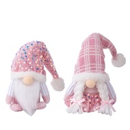 【FRDE LOW price】2Pcs Plush Gnome Ornaments Christmas Gnome Doll Decorations for Holiday Party