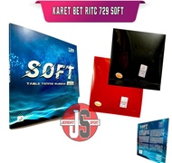 PROMO RITC 729 SOFT - KARET RUBBER BET BAT PINGPONG TENIS MEJA RITC 729 SOFT - veestore01