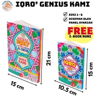 Iqro Rumi - IQRO' GENIUS KAMI - Buku Iqra 1 6 Set Lengkap - Kanak Kanak - Muqaddam - Iqro Poket - Al