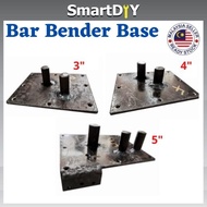 3"/ 4" / 5" HEAVY DUTY METAL BAR BENDER PLATE / BAR BENDER BASE