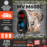 PRAYATECH Rangefinder 600m 600 meter Laser Teropong Ukur Jarak Range Finder Digital 500 meter 500m n
