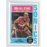 2001-02 Topps Heritage 37 Gary Payton BASE CARD (product code 2241B3P31S5 & 2242B3P31S5sb1)