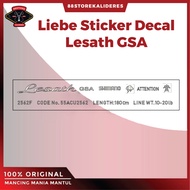 88storekalideres Liebe sticker rod decal lesath GSA 8-16lbs (BUY 1 GET 1 FREE)