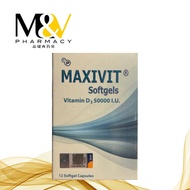 MAXIVIT VITAMIN D3 50000IU SGELS 12S EXP09/2026