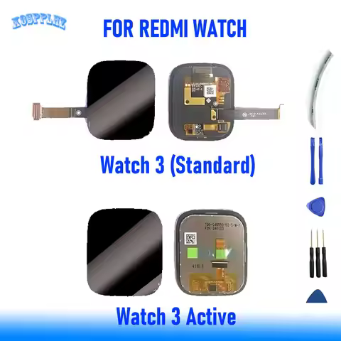 1.83'' 240*280 M2215W1 For Redmi Watch 3 / Watch 3 Active LCD Touch Screen Front Display Replacement