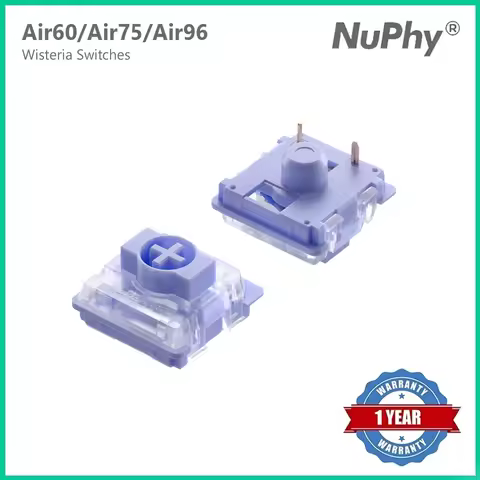 NuPhy Gateron Wisteria (T55) Low-profile Switches（100PCS)Gateron® x NuPhy®