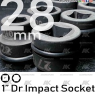 MATA M10 Tools - 1" Drive Impact Socket 6pt 28mm Socket Bit/