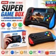 [24H] 500 Games NOVA X7M ConsolePortable Handheld Game Players 3.5 HDGameboy Large Screen Retro SUP 