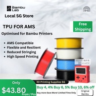 Bambu Labs AMS/85A/90A TPU Filament 1KG with Spool and RFID