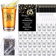 FillTouch 50 Sets Birthday Party Favors for Guests Bulk, 1.4 oz Cheers to 40/45/50/55/60/65 Years Pl