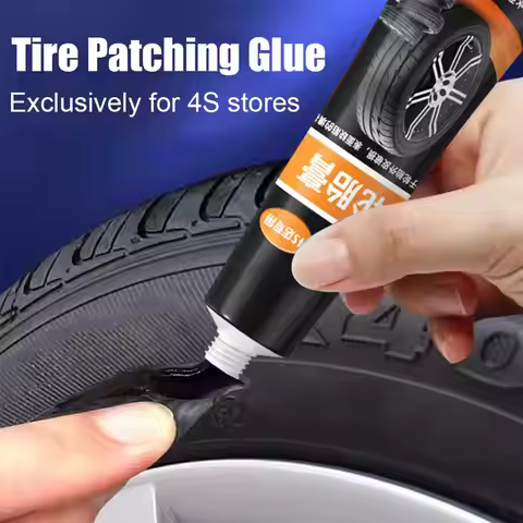 1/2Pcs Tire Repair Glue, Special Glue For Crack Repair Black Soft Tire Glue For Repairing Peeled Scr