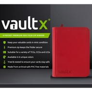 VaultX 4 Pocket Premium Exo-Tec Zip Card Binder | Vault X