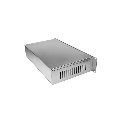 3U Sheet Metal Amplifier Rack Mount Cabinet Case Brushing Surface Treatment Box Aluminum Rack Enclos