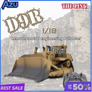 D9R RC Bulldozer 1:18 Scale Multifunctional Remote Control Engineering Vehicle Kid Christmas Gift RC