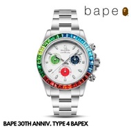 🇯🇵日本代購 A BATHING APE BAPE 30TH ANNIVERSITY TYPE 4 BAPEX  30週年紀念 猿人手錶 Bape手錶 Bapex watch Bapex 1J70-187-001