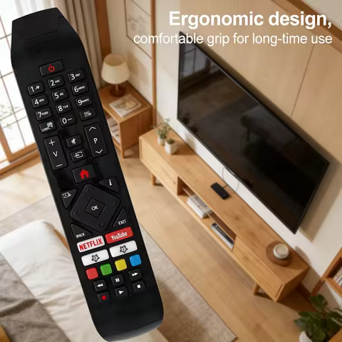 RC43140 Remote Control for Hitachi TV, Fit 24HE2000 32HE2000 32HE4000 43HK6000 49HK6000