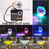 IBRIGHT - Projie Biled Cut Off mini 2.5 INC  Jauh Dekat 30watt Waterproof plus devil ungu