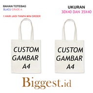BGE WOMEN'S TOTEBAG CUSTOM MOTIF TOTEBAG Canvas Bag 1 DAY WITHOUT MIN ORDER