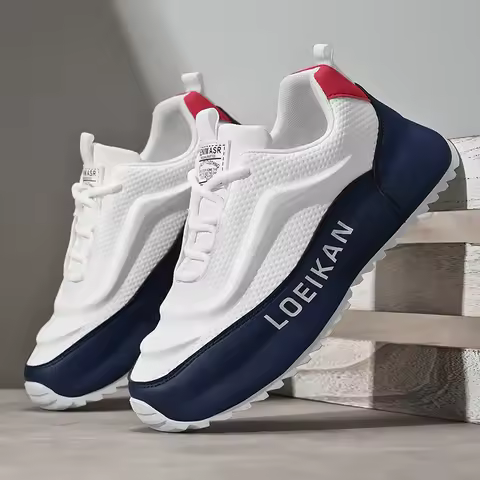 Men's Walking Running Shoes Men Casual Lightweight Tennis Shoes Sports Sneakers Breathable New Fashi