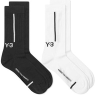 Y3！Y3襪！雙件組限量版！保暖棉質黑色白色Logo襪子~