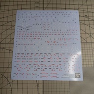 BANDAI MG 1/100 GUNDAM WING ZERO CUSTOM VER.KA VER KA PARTS WATER DECAL