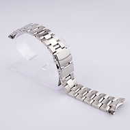 For SKX 007/009 22mm Silver Steel Solid Curved End Links seiko diver Watch Band strap Bracelet