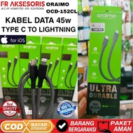 Data Cable TYPE C TO LIGHTNING 45w ORAIMO OCD-152CL Lightning Cable Fashion Charging / PD 45w Type c