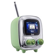 Ratro Bluetooth Speaker Portable Pixel Art Alarm Clock DIY Display Board Cute Gift Desktop