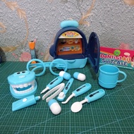 (Allthebest) Children's Dentist Kit and Cute Suitcase Toy Set Dentist