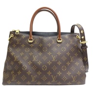 棕色 原花 帆布 Pallas MM 兩用包【LOUIS VUITTON LV 路易威登】 M41064