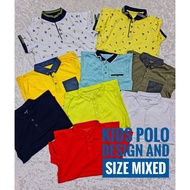 (Lelong) Kids polo t-shirt/baju baby girl, baju baby boy