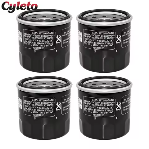 Motorcycle Oil Filter for Kawasaki KLE500 W650 Z750 Z750S Z1000 ZR250 Balius Ninja ZX 600 636 900 10