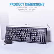 🆕มาใหม่ 🚀ส่งเร็ว🚀 OKER Keyboard+ Mouse Keyboard เชื่อมต่อ Type- C + USB WIRELESS คีย์บอร์ด + เมาส์ ไ