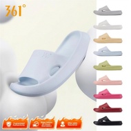 361 Degrees Men Women Indoor Slippers Non-slip Thick Sole Cushioned Comfy Slides Bathroom Home Footw