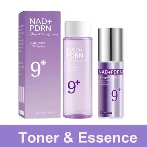 9+ NAD+ PDRN Lifting-sil Essence for Women Firming, Fade Fine Lines NAD+ Serum& Toner for Brightenin