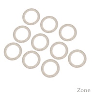 ZONG 10Pcs Stainless Steels Pedal Washer Spacer Bike Pedal Gaskets Cranks Spacer