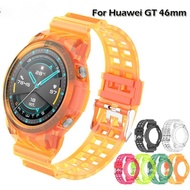 TransparentStrap For Huawei Watch GT2 46mm Transparent Watch Band Silicone Strap For Huawei Watch GT 2 46mm
