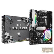 ASRock B450 Steel Legend AMD Ryzen AM4 Compatible B450 ATX Motherboard【Official Domestic Distributor