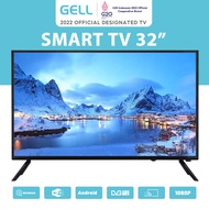 GELL Smart TV LED TV with Android TV/WiFi/YouTube/MyTV/ Netflix /DVB-T2 (32")