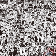 100Pcs/Set ❉ One Piece ASL . Ace Sabo Luffy Series 01 Classical Black & White Stickers ❉ DIY Fashion
