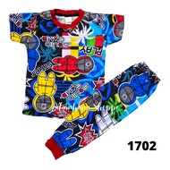Pyjamas Squid Game (5 Design) Kids Big Size 2-18 (1y-10y) Pajamas Budak Lelaki Online Game