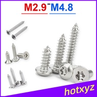 304 stainless steel plum blossom countersunk head/round head with column self-tapping anti-theft scr