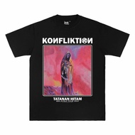 Heretic x Konfliktion - T-shirt / Short Sleeves Tees- Tatanan Hitam Malaysia Tour 2024