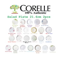 CORELLE Salad Plate 21.6cm 2pcs. Corelle Plate Set Corelle Dinner Set Corelle Official Store