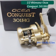 22'Shimano Ocea Conquest 301PG/301HG left handle baitcasting reel shimano japan