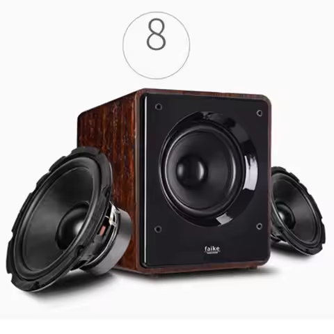 AOSIBAO 10 Inch 8 Inch Active Subwoofer 6 Ohm Speakers DIY Home Theater Super Bass Loudspeaker Porta