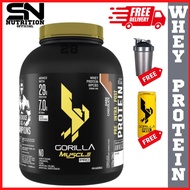 Gorilla Muscle Pro Whey Protein - Whey Protein Powder, Muscle Building, Lean Muscle Gym Protein Powd