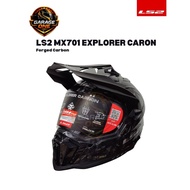 LS2 MX701 Explorer Carbon Helmet | Forged Carbon | Adventure Helmet | ECE 22.06 | Pinlock Included |