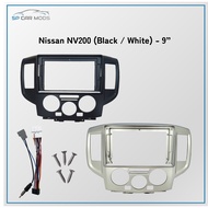 (SG Seller / Ready Stock) 9 Inch for NISSAN NV200 Car Radio Head Unit Android Player Fascia Panel